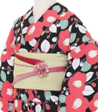 기모노 예시 레트로 모던