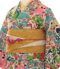 기모노 예시 레트로 모던