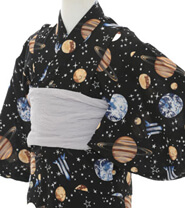 男の子用 유카타(홑옷) 예시