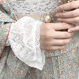 레이스 팔 토시